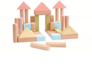 Plan Toys Sada drevených kociek 