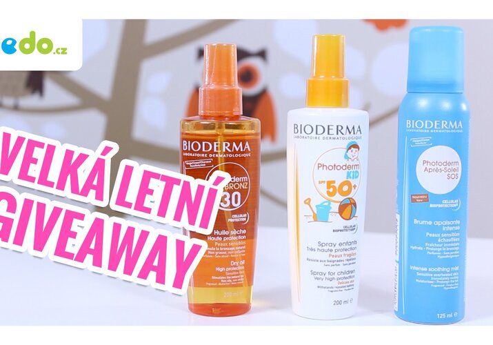 Velká letní giveaway o opalovací balíček Bioderma>