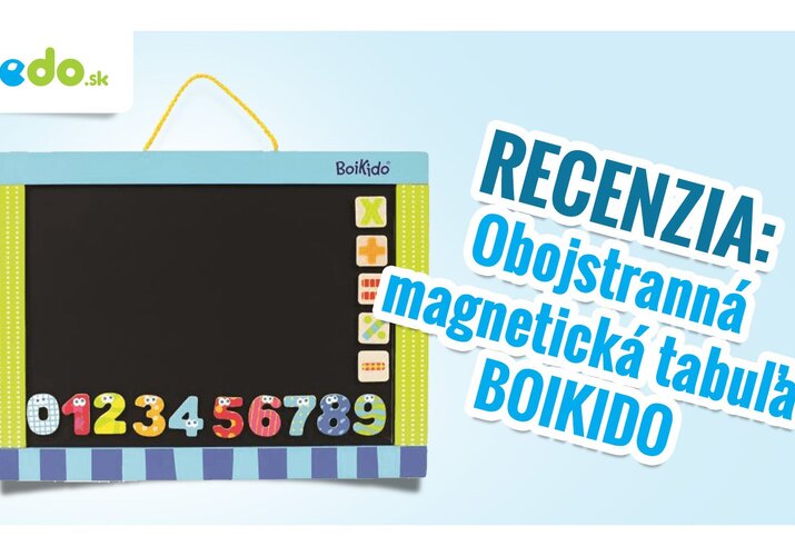 Recenzia - magnetická tabuľa Boikido>