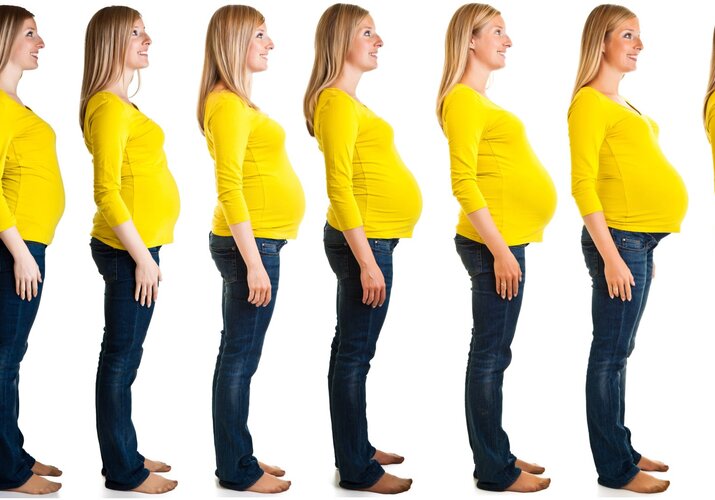 Priebeh správneho priberania v tehotenstve