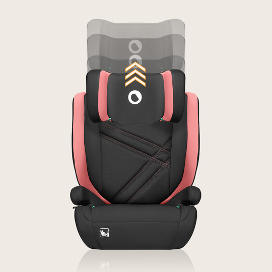 LIONELO Hugo i-Size autósülés (100-150 cm) Pink Baby