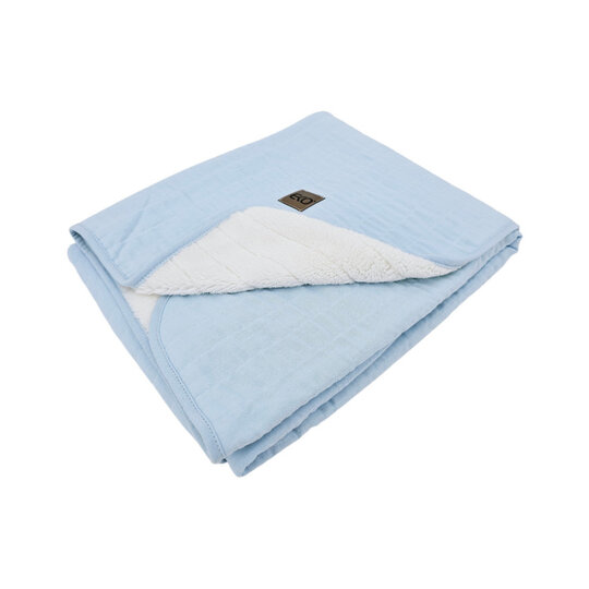 EKO Deka mušelínová s podšívkou Blue 75x90 cm