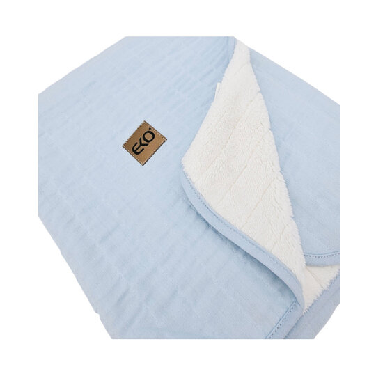 EKO Deka mušelínová s podšívkou Blue 75x90 cm