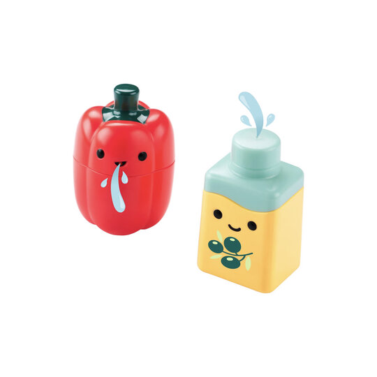 SKIP HOP Sada do vany Tub to table café 12m+ - Zábavný salát