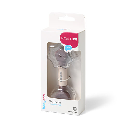 BABYONO Chrastítko hvězda 3m+