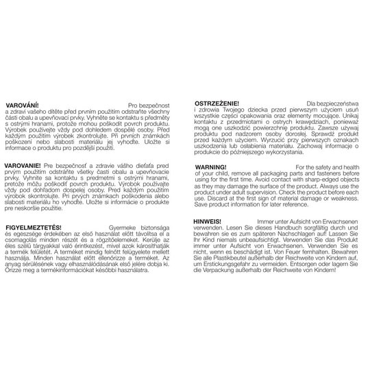 PETITE&MARS Hračka silikonová skládací  House Intense Ochre 12m+