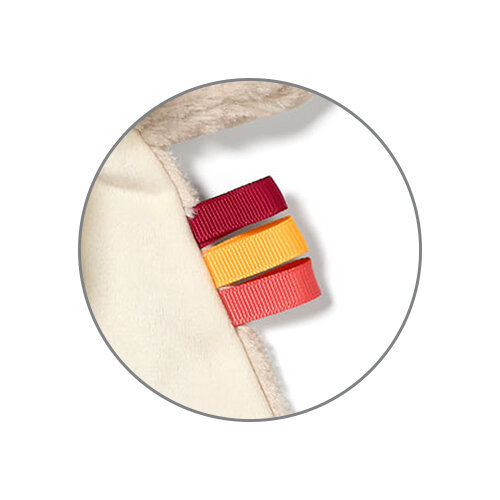 BABYONO Mazlíček s úchytem na dudlík Zajíček Milly 0m+