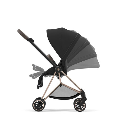 CYBEX Kočík kombinovaný Mios 3.0 Rosegold Sepia Black Platinum