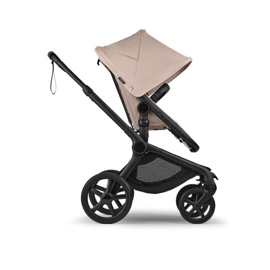 BUGABOO Kočárek kompletní Fox 5 Renew - Black / Desert taupe melange-Desert taupe melange