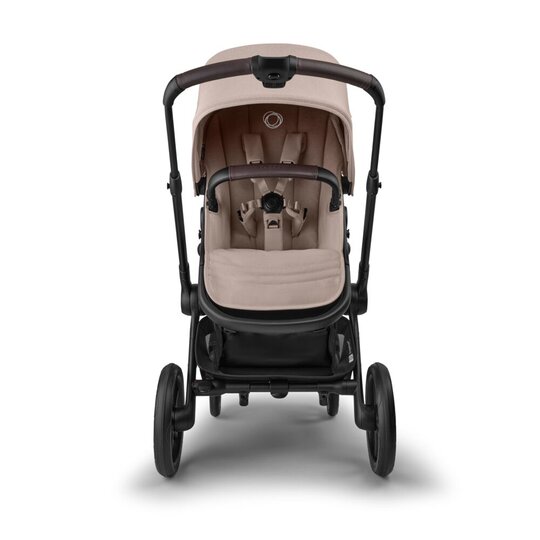 BUGABOO Kočárek kompletní Fox 5 Renew - Black / Desert taupe melange-Desert taupe melange