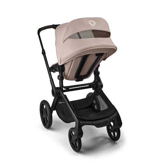 BUGABOO Kočárek kompletní Fox 5 Renew - Black / Desert taupe melange-Desert taupe melange