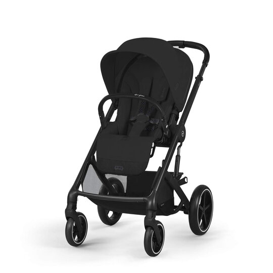 CYBEX SET Kočárek kombinovaný Balios S Lux Black Moon Black Gold 2024 s autosedačkou a doplňky