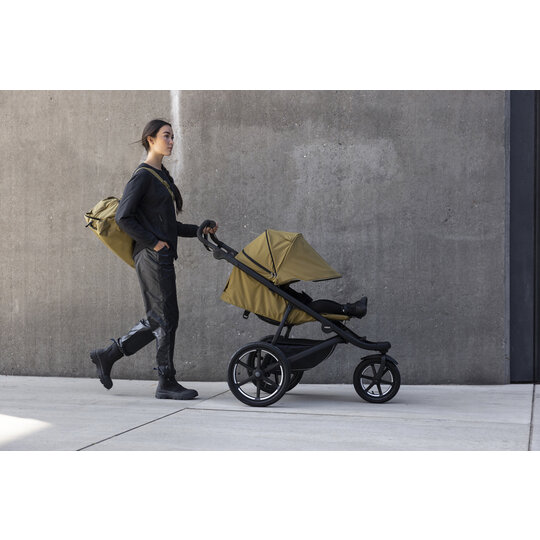 THULE SET Kočárek 3v1 Urban Glide 3 Nutria s autosedačkou Maple Light Grey a adaptéry