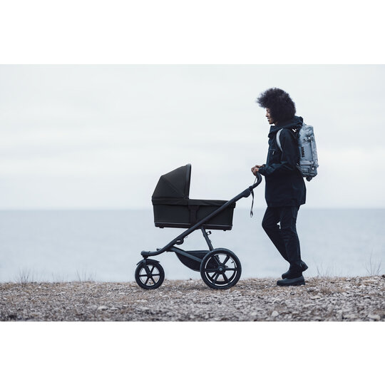 THULE SET Kočárek 3v1 Urban Glide 3 Nutria s autosedačkou Maple Light Grey a adaptéry