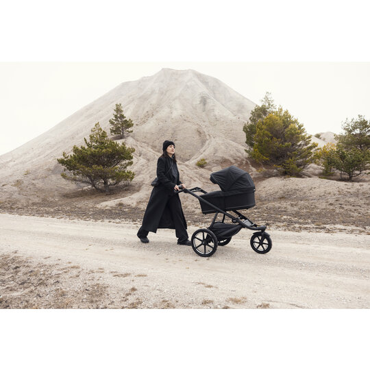 THULE SET Kočárek 3v1 Urban Glide 3 Nutria s autosedačkou Maple Light Grey a adaptéry