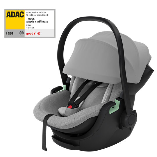 THULE SET Kočárek 3v1 Urban Glide 3 Nutria s autosedačkou Maple Light Grey a adaptéry