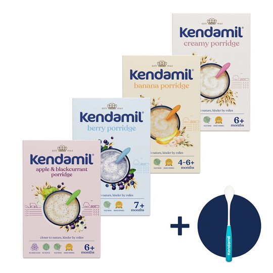 4x KENDAMIL Variace mléčných kaší 600 g