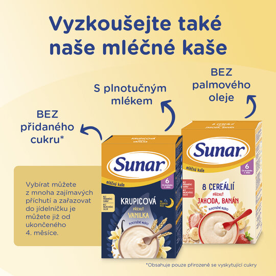 3x SUNAR Complex 2 Mlieko následné 600 g