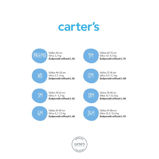 CARTER'S Set 3dielny overal na cvoky bez nožičiek 2ks, čiapka Cars chlapec LBB 6m, veľ. 68