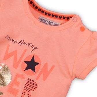 DIRKJE Tričko krátky rukáv C- SO FRESH WONDERFUL 86 Pink