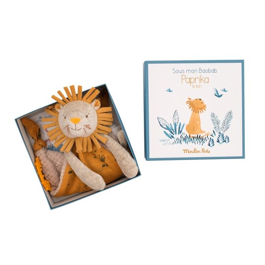 MOULIN ROTY Mazlící šáteček s kousátkem Lvíček