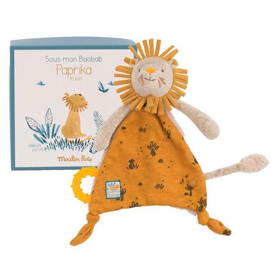 MOULIN ROTY Mazlící šáteček s kousátkem Lvíček