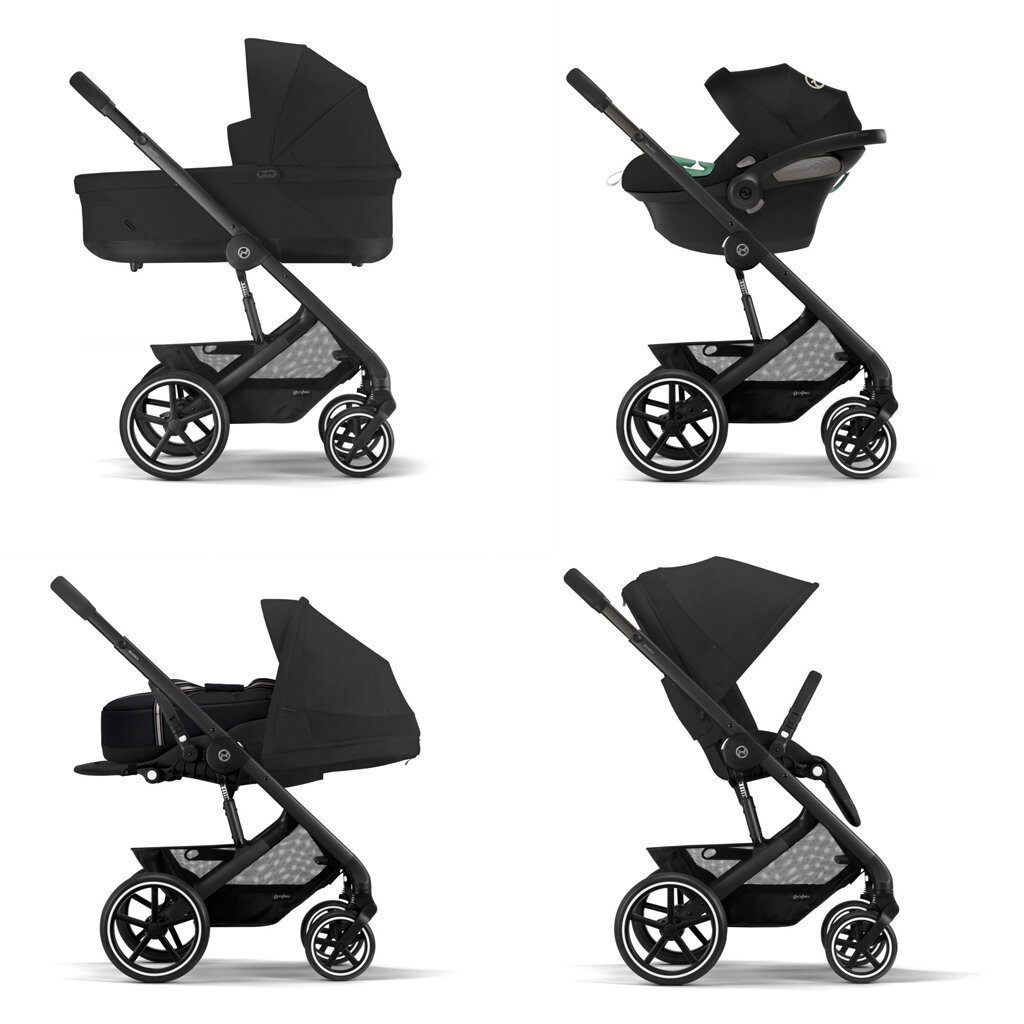 CYBEX Kočárek kombinovaný Balios S Lux Black Moon Black 2023 Gold ...