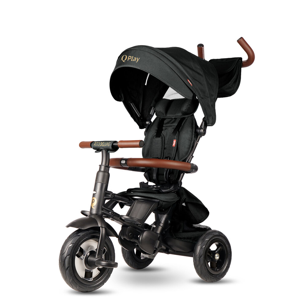 QPLAY Tříkolka Rito Deluxe (Limited special edition) Black | feedo.cz