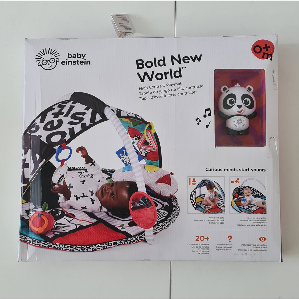 BABY EINSTEIN Deka na hraní Bold New World 0 m+ feedo.cz