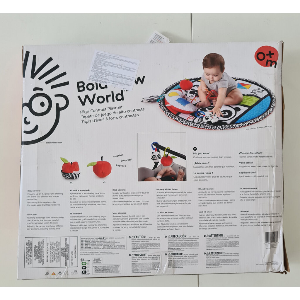 BABY EINSTEIN Deka na hraní Bold New World 0 m+ feedo.cz