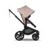 BUGABOO Kočárek kompletní Fox 5 Renew - Black / Desert taupe melange-Desert taupe melange