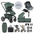 EASYWALKER Set XXL kočárek Jimmey Air Pine Green + KIDDY Evoluna i-size 2
