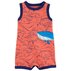 CARTER'S Overal letní Orange Whale kluk 12m