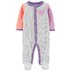 CARTER'S Overal na cvoky Sleep&Play Grey&Multicolor dievča 3m