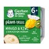 6x GERBER Organic 100% Dezert rostlinný mango a kiwi s kokosovým mlékem (4x 90 g)
