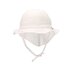 STERNTALER Klobouk organická balvna jednobarevný UV 50+ white uni-41 cm-4-5 m