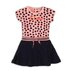 DIRKJE Šaty C- SO FRESH WONDERFUL 80 Pink/Black-Navy