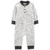 CARTER'S Overal bez nožičiek Grey Dino chlapec 9m
