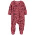 CARTER'S Overal na zip fleece Sleep & Play Pink Deer dívka 6m