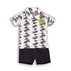 DIRKJE Set 2dielny C-SO BRIGHT SURFS UP 86 White-Navy