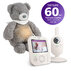 Philips AVENT Chůvička dětská video SCD891/26+NATTOU Uspáváček 4v1 Sleepy Bear Grey 0m+