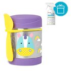 SKIP HOP Zoo Termoska na jedlo s lyžičko/vidličkou Jednorožec 325 ml, 3+ + AQUAINT 500 ml SKIP HOP Zoo Termoska na jedlo s lyžičko/vidličkou Jednorožec 325 ml, 3+ + AQUAINT 500 ml