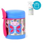 SKIP HOP Zoo Termoska na jedlo s lyžičko/vidličkou Motýlik 325 ml, 3+ + AQUAINT 500 ml SKIP HOP Zoo Termoska na jedlo s lyžičko/vidličkou Motýlik 325 ml, 3+ + AQUAINT 500 ml
