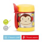 SKIP HOP Zoo Termoska na jedlo s lyžičko/vidličkou Opička 325 ml, 3r+ SKIP HOP Zoo Termoska na jedlo s lyžičko/vidličkou Opička 325 ml, 3r+