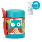 SKIP HOP Zoo Termoska na jedlo s lyžičko/vidličkou Sovička 325 ml, 3+ + AQUAINT 500 ml SKIP HOP Zoo Termoska na jedlo s lyžičko/vidličkou Sovička 325 ml, 3+ + AQUAINT 500 ml