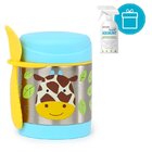 SKIP HOP Zoo Termoska na jedlo s lyžičko/vidličkou Žirafa 325 ml, 3+ + AQUAINT 500 ml SKIP HOP Zoo Termoska na jedlo s lyžičko/vidličkou Žirafa 325 ml, 3+ + AQUAINT 500 ml