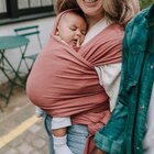 BOBA Nosítko dětské / šátek Wrap - Pink