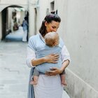 BOBA Nosítko dětské / šátek Wrap - Light Blue