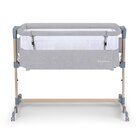 KINDERKRAFT SELECT Postýlka dětská polohovatelná Neste Air Grey Wood, Premium