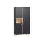 FAKTUM Skříň dvoudílná Colette Antracit